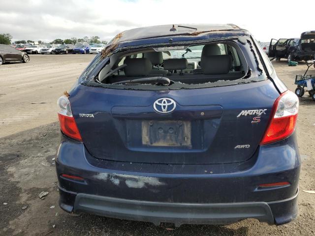 2T1LE40EX9C005355 - 2009 TOYOTA COROLLA MA S BLUE photo 6