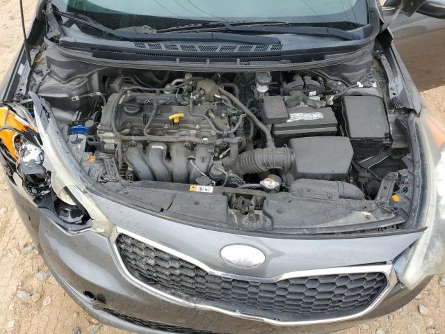 KNAFX4A83E5071752 - 2014 KIA FORTE EX GRAY photo 11