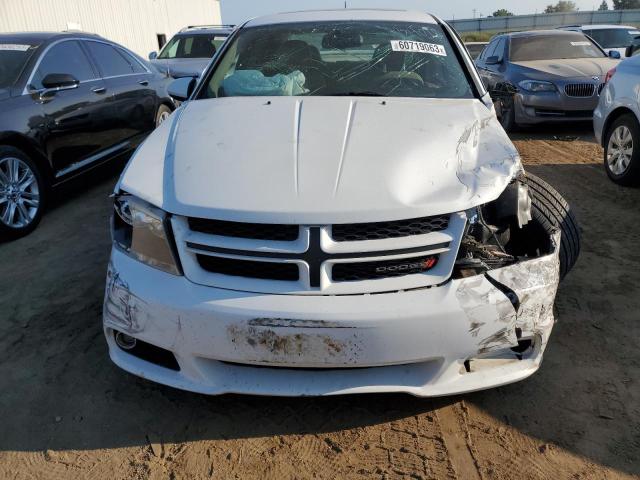 1C3CDZCB1EN234018 - 2014 DODGE AVENGER SXT WHITE photo 5