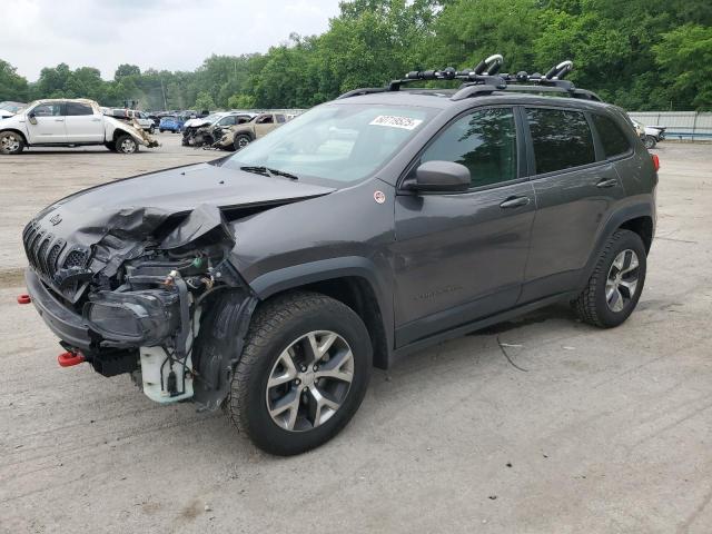 1C4PJMBS9EW159721 - 2014 JEEP CHEROKEE TRAILHAWK GRAY photo 1