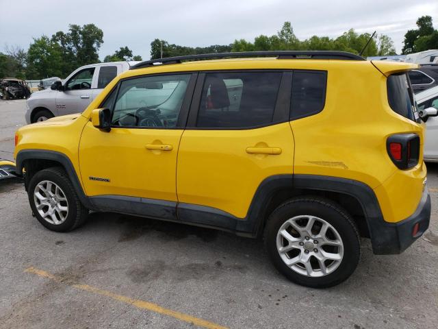 ZACCJBBT9GPE11124 - 2016 JEEP RENEGADE LATITUDE YELLOW photo 2