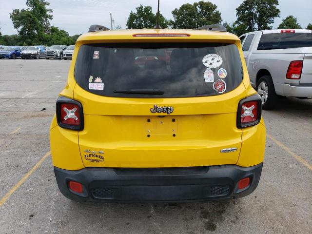 ZACCJBBT9GPE11124 - 2016 JEEP RENEGADE LATITUDE YELLOW photo 6