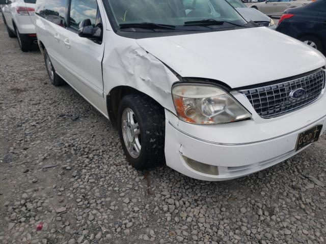 2FMZA52237BA15189 - 2007 FORD FREESTAR SEL WHITE photo 9