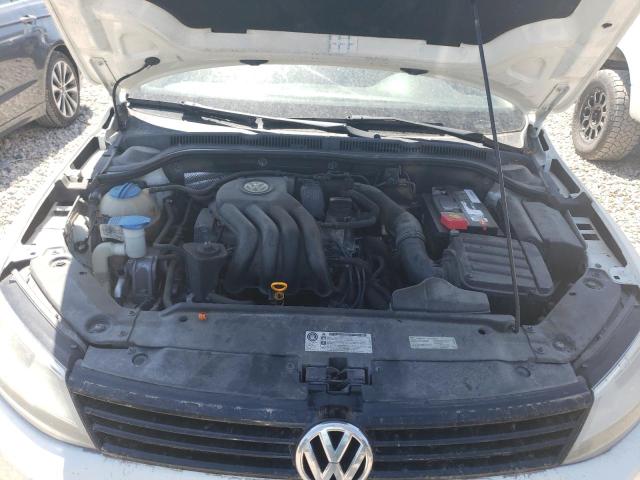 3VW2K7AJ8CM409008 - 2012 VOLKSWAGEN JETTA BASE Weiß Foto 11