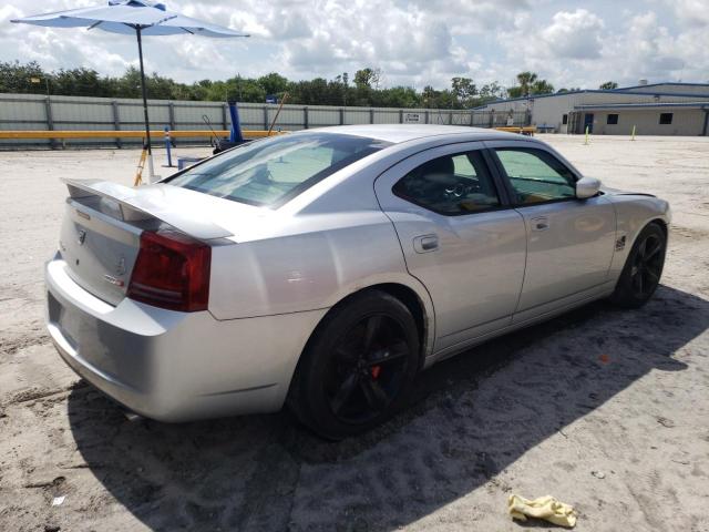 2B3LA73W87H867043 - 2007 DODGE CHARGER SRT-8 SILVER photo 3