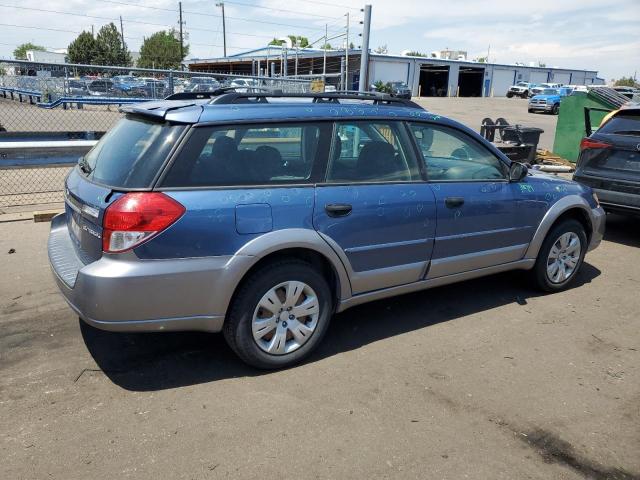 4S4BP60C496316010 - 2009 SUBARU OUTBACK BLUE photo 3