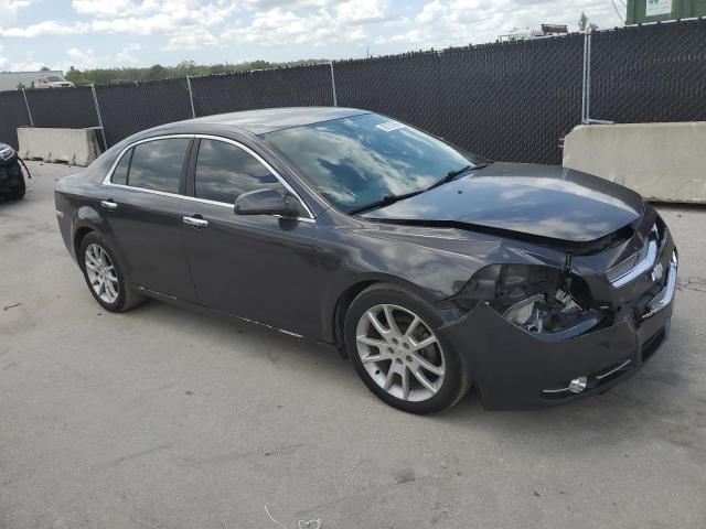 1G1ZE5E75A4133481 - 2010 CHEVROLET MALIBU LTZ ნაცრისფერი ფოტო 4