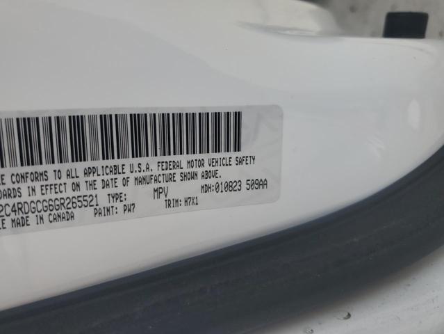 2C4RDGCG6GR265521 - 2016 DODGE GRAND CARAVAN SXT 白色 照片 13