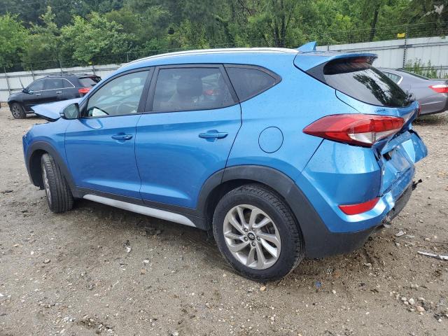 KM8J33A42JU637282 - 2018 HYUNDAI TUCSON SEL BLUE photo 2