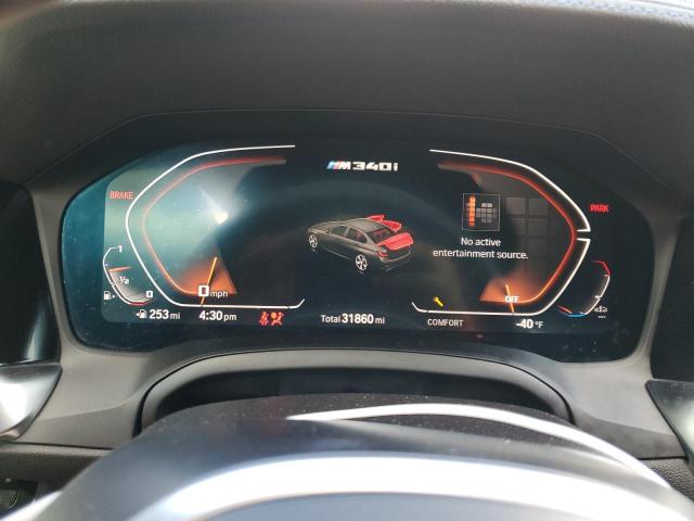 3MW5U7J08M8C08959 - 2021 BMW M340I BLACK photo 9