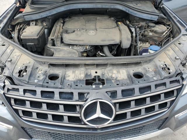 4JGDA5HB3FA593773 - 2015 MERCEDES-BENZ ML 350 4MATIC GRAY photo 12