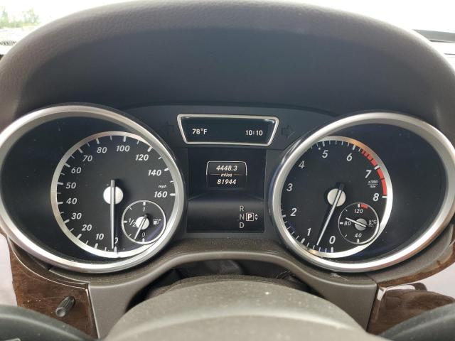 4JGDA5HB3FA593773 - 2015 MERCEDES-BENZ ML 350 4MATIC GRAY photo 9