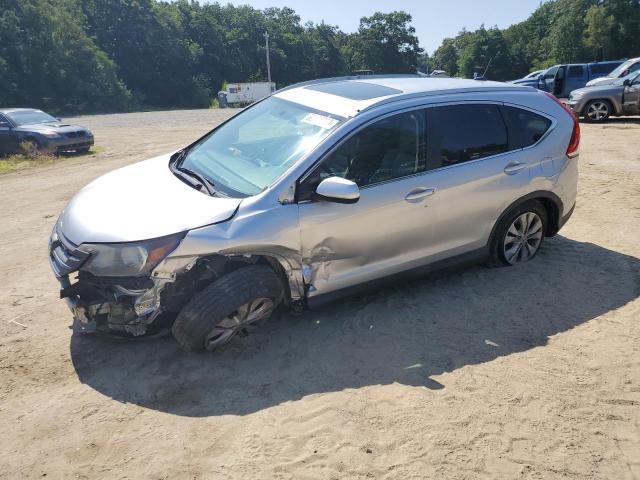 2HKRM4H76DH678684 - 2013 HONDA CR-V EXL SILVER photo 1