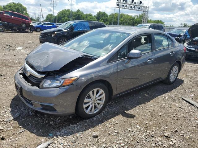 19XFB2F9XCE030401 - 2012 HONDA CIVIC EXL 灰色 照片 1