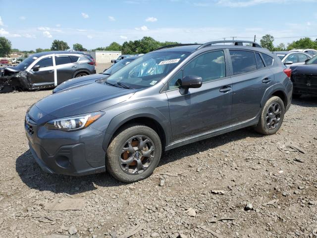 JF2GTHSC4MH265394 - 2021 SUBARU CROSSTREK SPORT GRAY photo 1