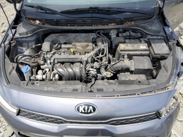 3KPA24ADXLE286412 - 2020 KIA RIO LX GRAY photo 11