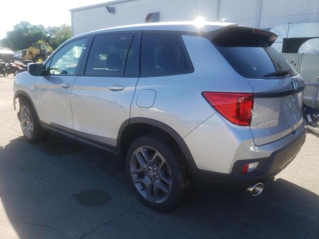 5FNYF8H50NB013064 - 2022 HONDA PASSPORT EXL SILVER photo 2