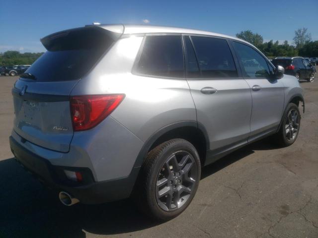 5FNYF8H50NB013064 - 2022 HONDA PASSPORT EXL SILVER photo 3