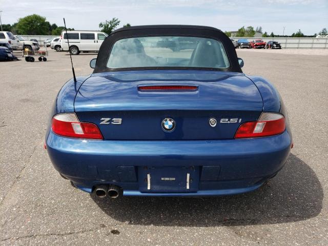 4USCN33422LM06842 - 2002 BMW Z3 2.5 BLUE photo 6