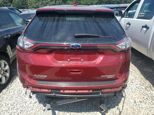 2FMPK4APXJBC21242 - 2018 FORD EDGE SPORT RED photo 6