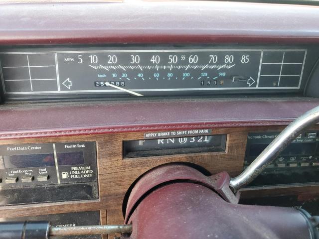 1G6CD53B5P4232515 - 1993 CADILLAC DEVILLE WHITE photo 9