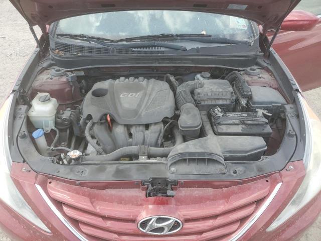 5NPEB4AC3DH749884 - 2013 HYUNDAI SONATA GLS RED photo 11