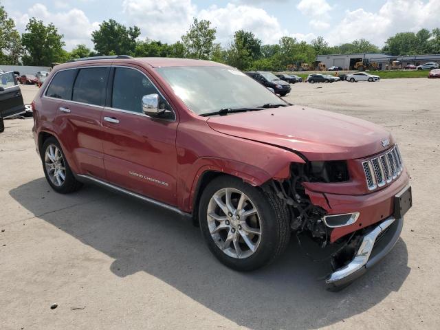 1C4RJFJT1EC100405 - 2014 JEEP GRAND CHER SUMMIT BURGUNDY photo 4