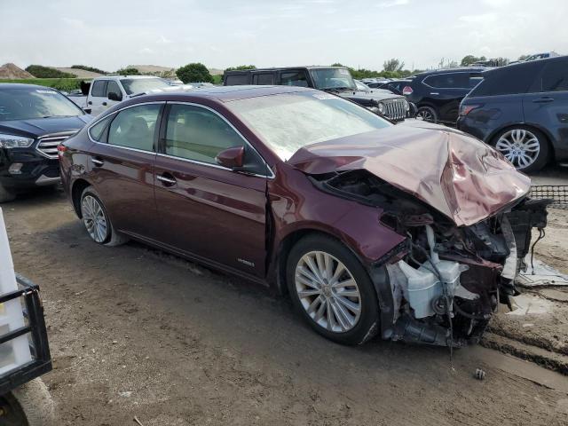 4T1BD1EB8EU032395 - 2014 TOYOTA AVALON HYBRID BURGUNDY photo 4