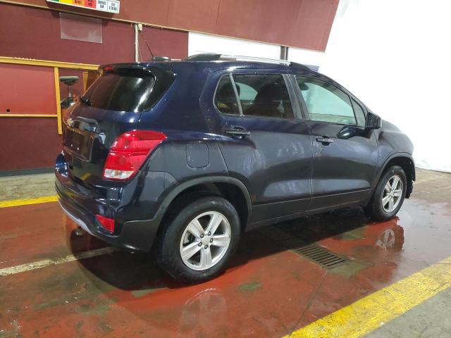 KL7CJPSM9NB535324 - 2022 CHEVROLET TRAX 1LT BLUE photo 3