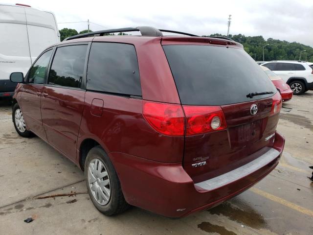 5TDZK23C37S070702 - 2007 TOYOTA SIENNA CE BURGUNDY photo 2