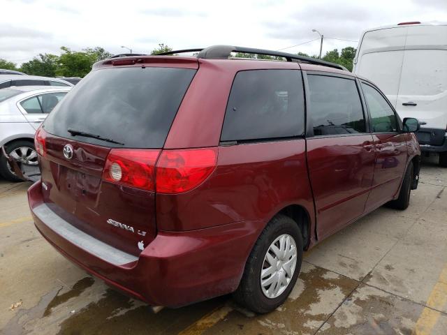 5TDZK23C37S070702 - 2007 TOYOTA SIENNA CE BURGUNDY photo 3