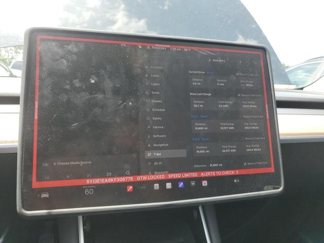 5YJ3E1EA6KF306775 - 2019 TESLA MODEL 3 Қара фото 9