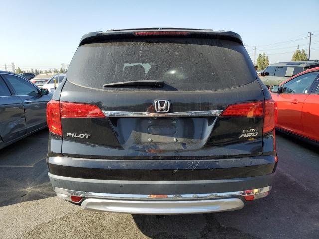 5FNYF6H04GB033748 - 2016 HONDA PILOT ELITE BLACK photo 6