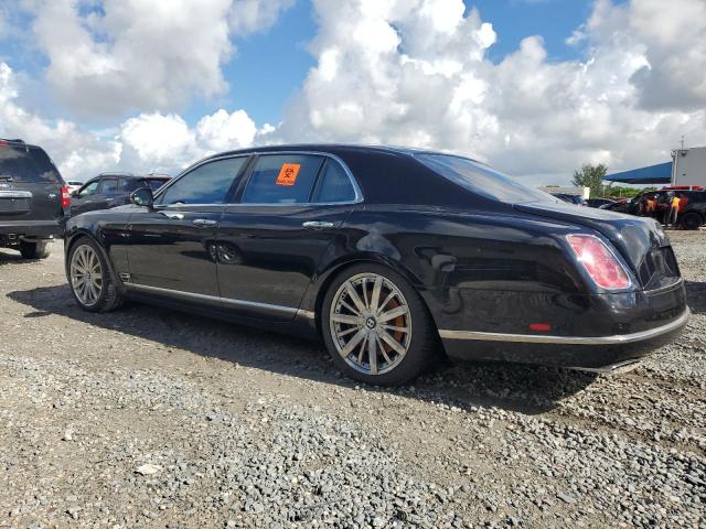 SCBBB7ZHXFC001414 - 2015 BENTLEY MULSANNE BLACK photo 2