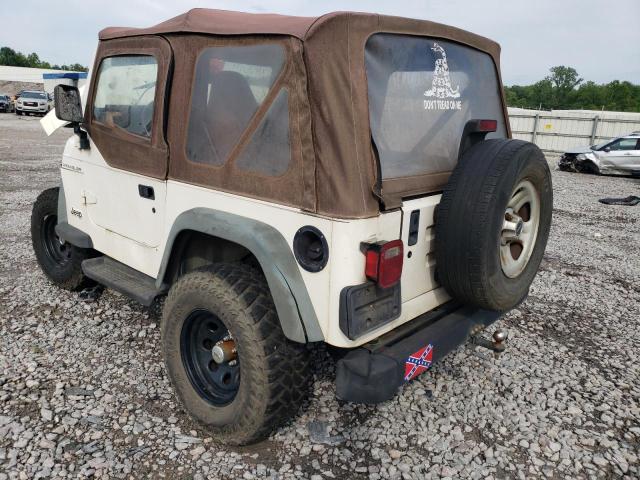 1J4FY29P4VP463475 - 1997 JEEP WRANGLER / SE WHITE photo 2