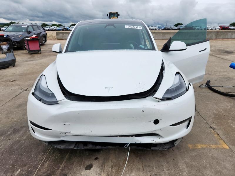 7SAYGAEE6PF802463 - 2023 TESLA MODEL Y WHITE photo 5