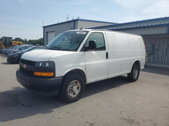 1GCWGAFP0K1334543 - 2019 CHEVROLET EXPRESS G2 WHITE photo 1