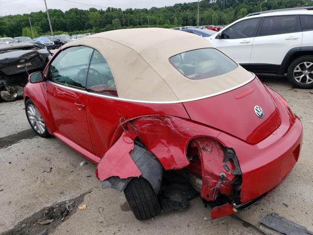 3VWRW3AL3AM008069 - 2010 VOLKSWAGEN NEW BEETLE RED photo 2
