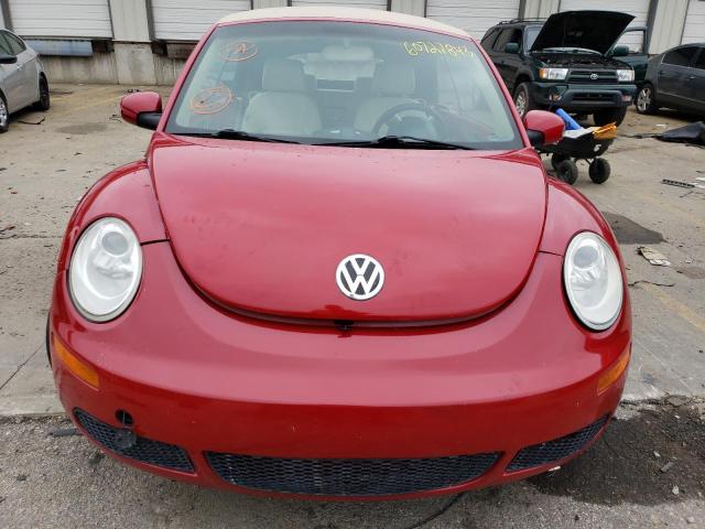 3VWRW3AL3AM008069 - 2010 VOLKSWAGEN NEW BEETLE RED photo 5