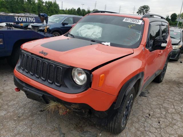 ZACCJBCT5GPC90946 - 2016 JEEP RENEGADE TRAILHAWK ORANGE photo 1