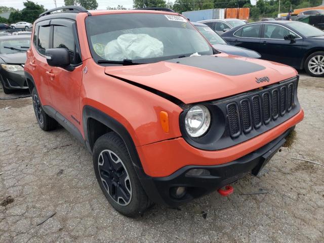 ZACCJBCT5GPC90946 - 2016 JEEP RENEGADE TRAILHAWK ORANGE photo 4