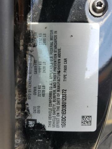 1G6DC1ED3B0123372 - 2011 CADILLAC CTS BLACK photo 13