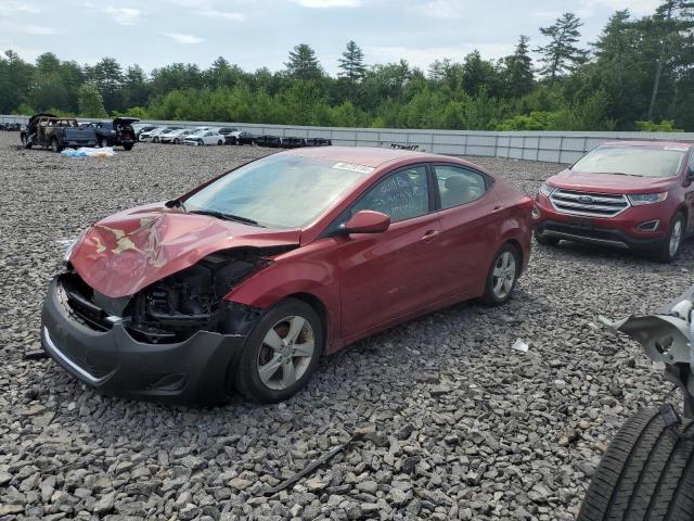 5NPDH4AE6DH393491 - 2013 HYUNDAI ELANTRA GLS RED photo 1