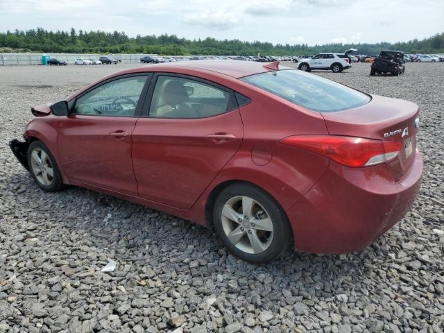 5NPDH4AE6DH393491 - 2013 HYUNDAI ELANTRA GLS RED photo 2