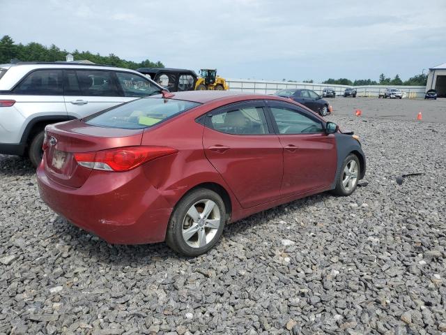 5NPDH4AE6DH393491 - 2013 HYUNDAI ELANTRA GLS RED photo 3