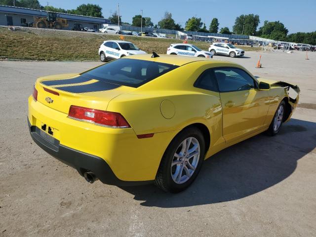 2G1FB1E39F9201450 - 2015 CHEVROLET CAMARO LS YELLOW photo 3