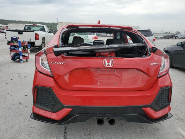 SHHFK7H42JU228121 - 2018 HONDA CIVIC SPORT წითელი ფოტო 6