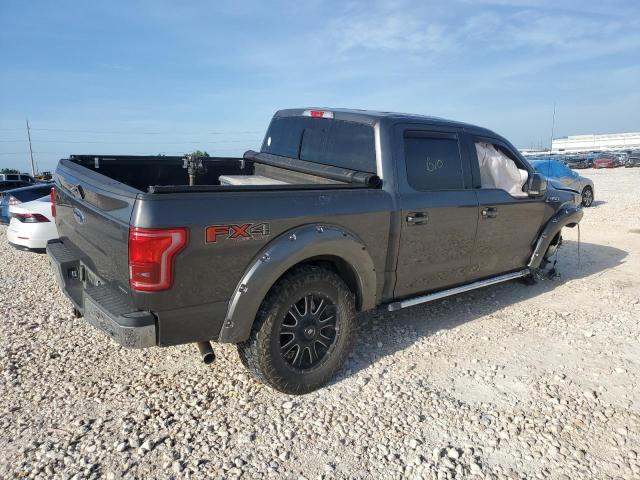 1FTEW1EF4FKE03676 - 2015 FORD F150 SUPERCREW GRAY photo 3