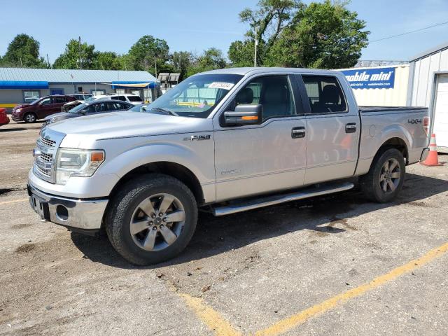 1FTFW1ET9EKD25825 - 2014 FORD F150 SUPERCREW SILVER photo 1