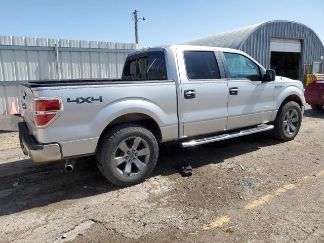 1FTFW1ET9EKD25825 - 2014 FORD F150 SUPERCREW SILVER photo 3